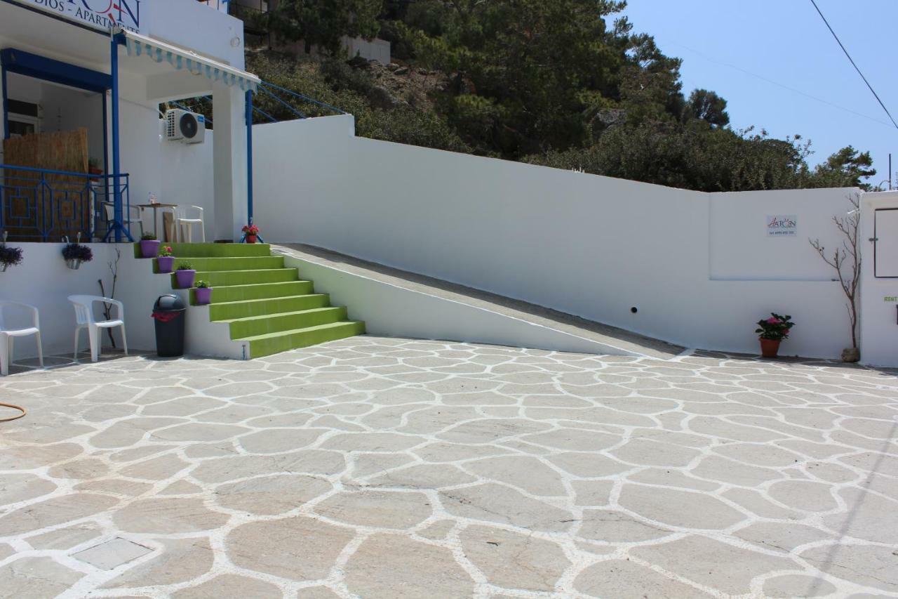 Aaron Studios Apartments Agia Fotia  Eksteriør bilde